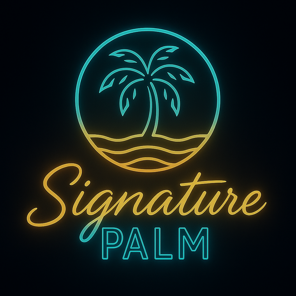 Signature Palm badge